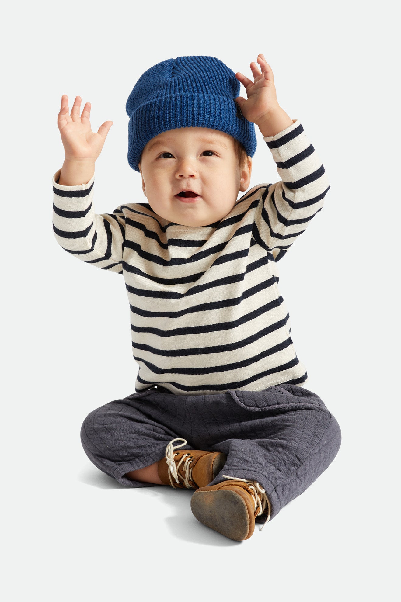 Gorro Brixton Baby Heist Masculino Azuis | AUSVT-1259