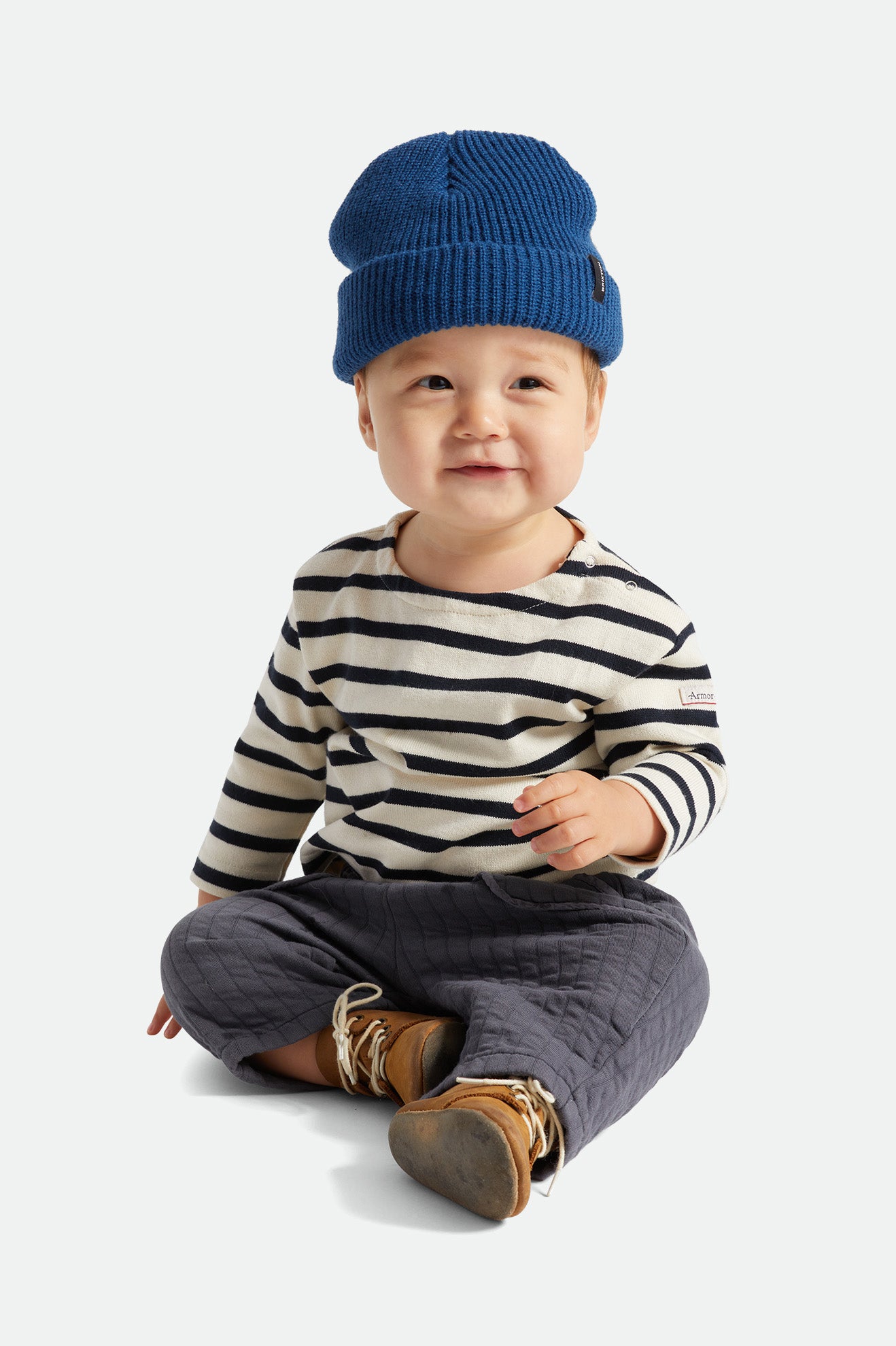 Gorro Brixton Baby Heist Masculino Azuis | AUSVT-1259