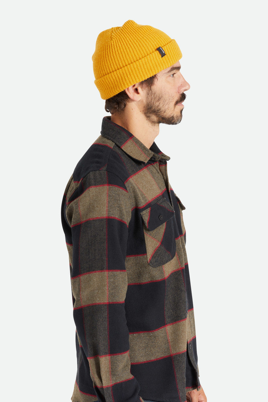 Gorro Brixton Heist Masculino Mostarda | DXYMQ-3407