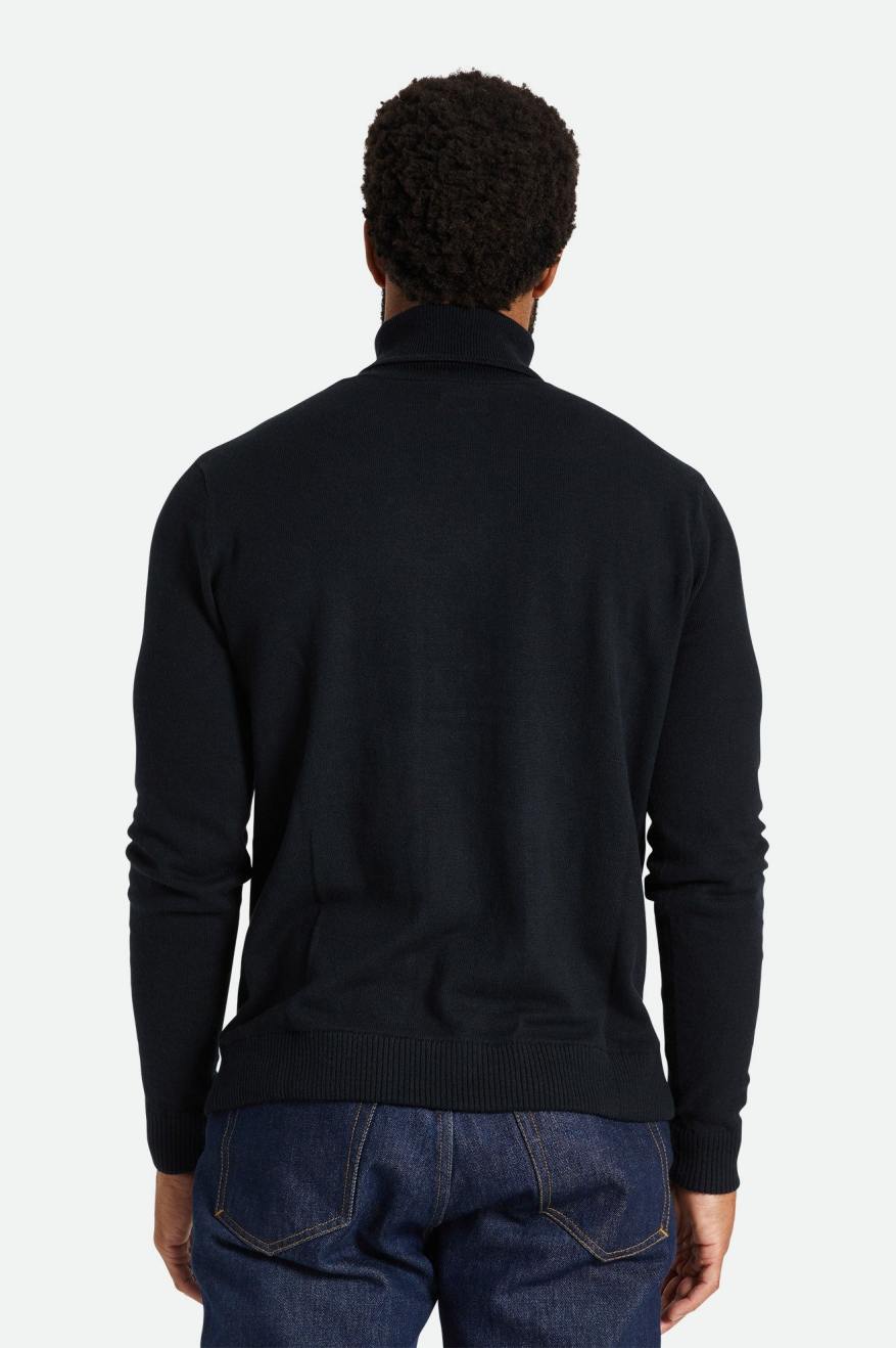 Knitwear Brixton Reserve Cashmere L/S Turtleneck Masculino Pretas | XPYEM-4567