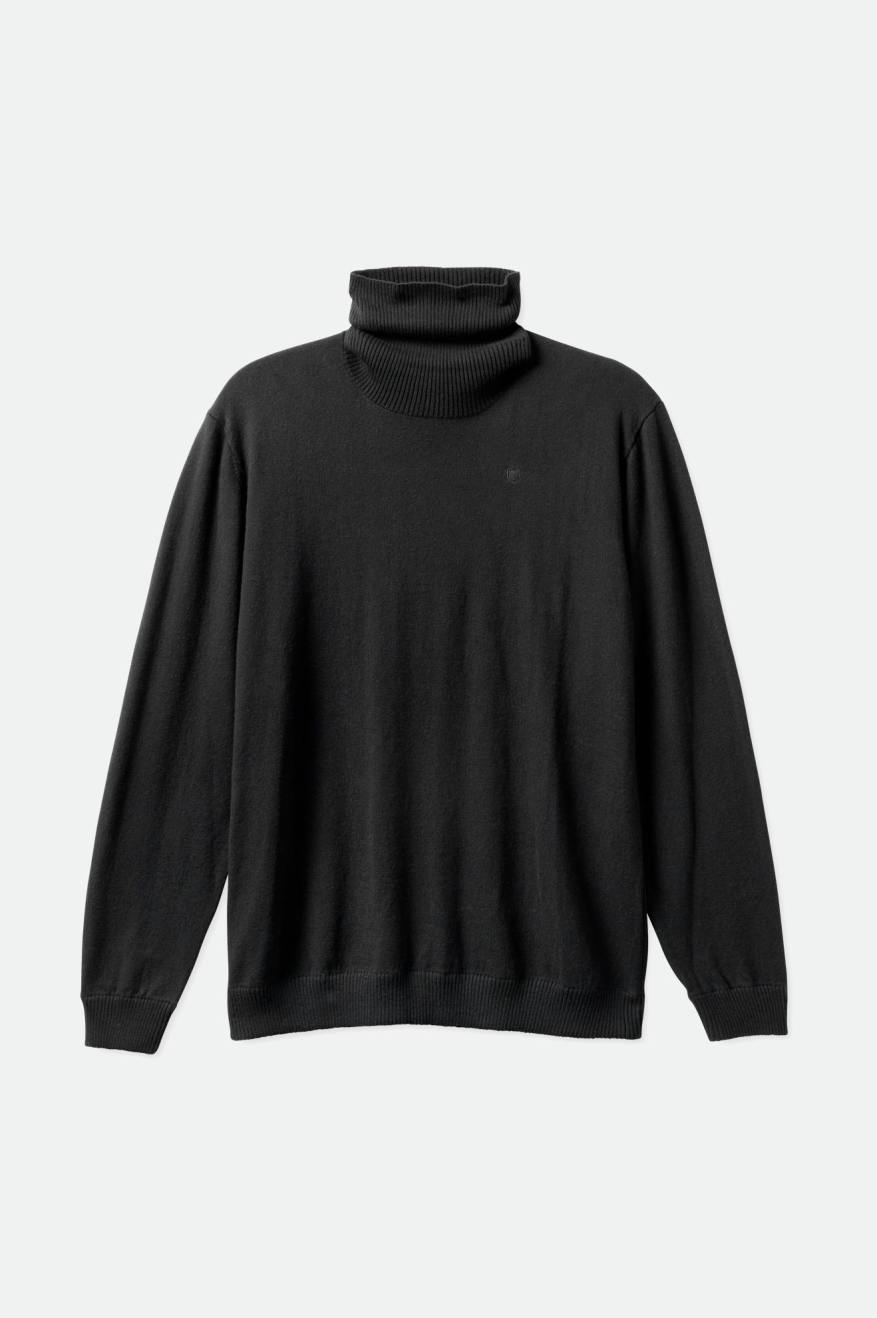 Knitwear Brixton Reserve Cashmere L/S Turtleneck Masculino Pretas | XPYEM-4567