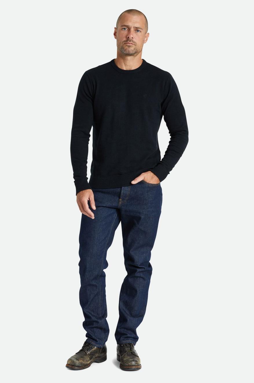 Knitwear Brixton Reserve Cashmere Moletom Masculino Pretas | DZCYT-8359