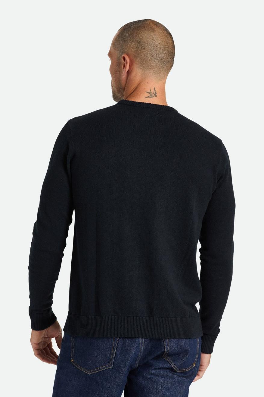 Knitwear Brixton Reserve Cashmere Moletom Masculino Pretas | DZCYT-8359