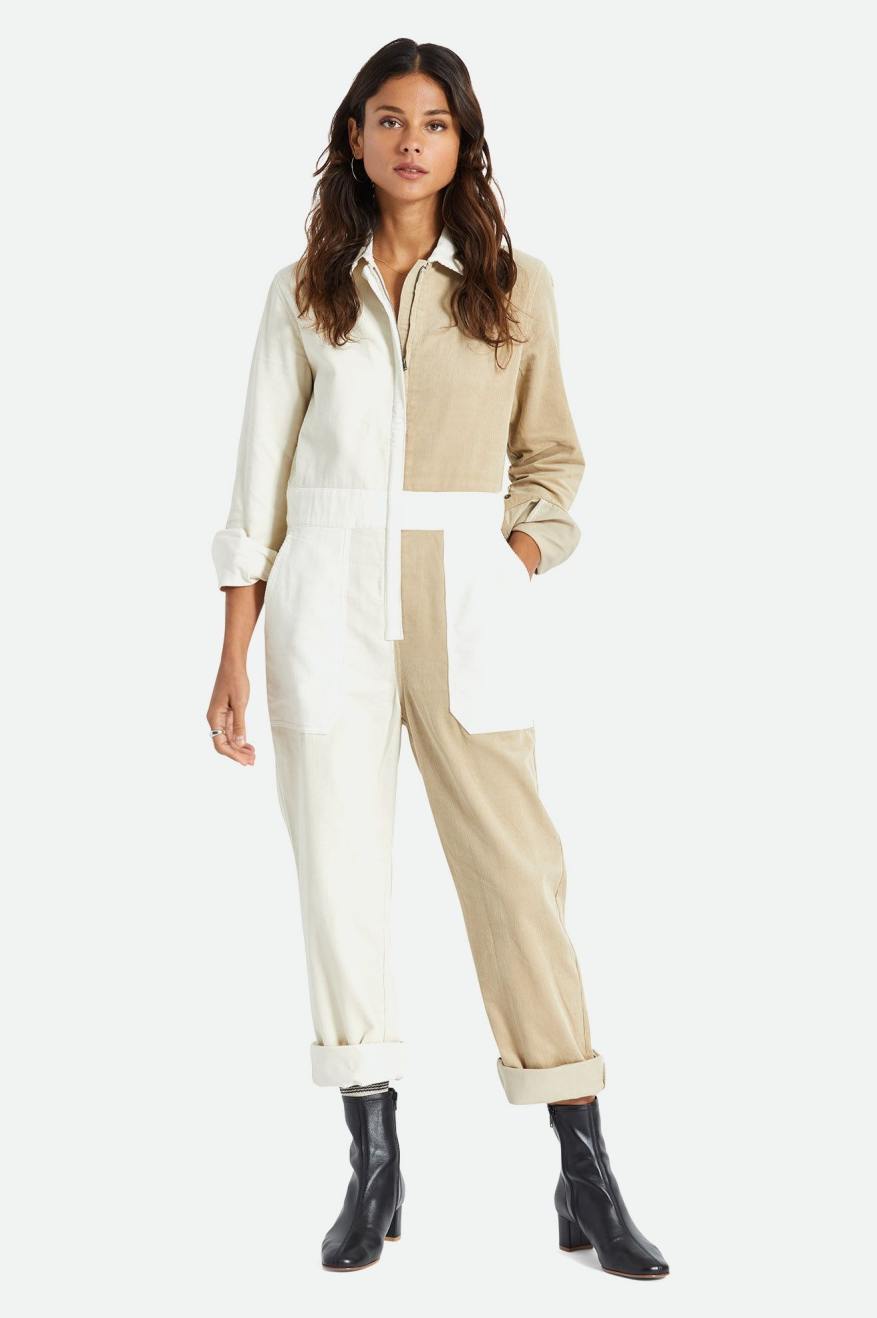 Macacão Brixton Mersey Coverall Feminino Luz Amarelas | HFAPU-5269