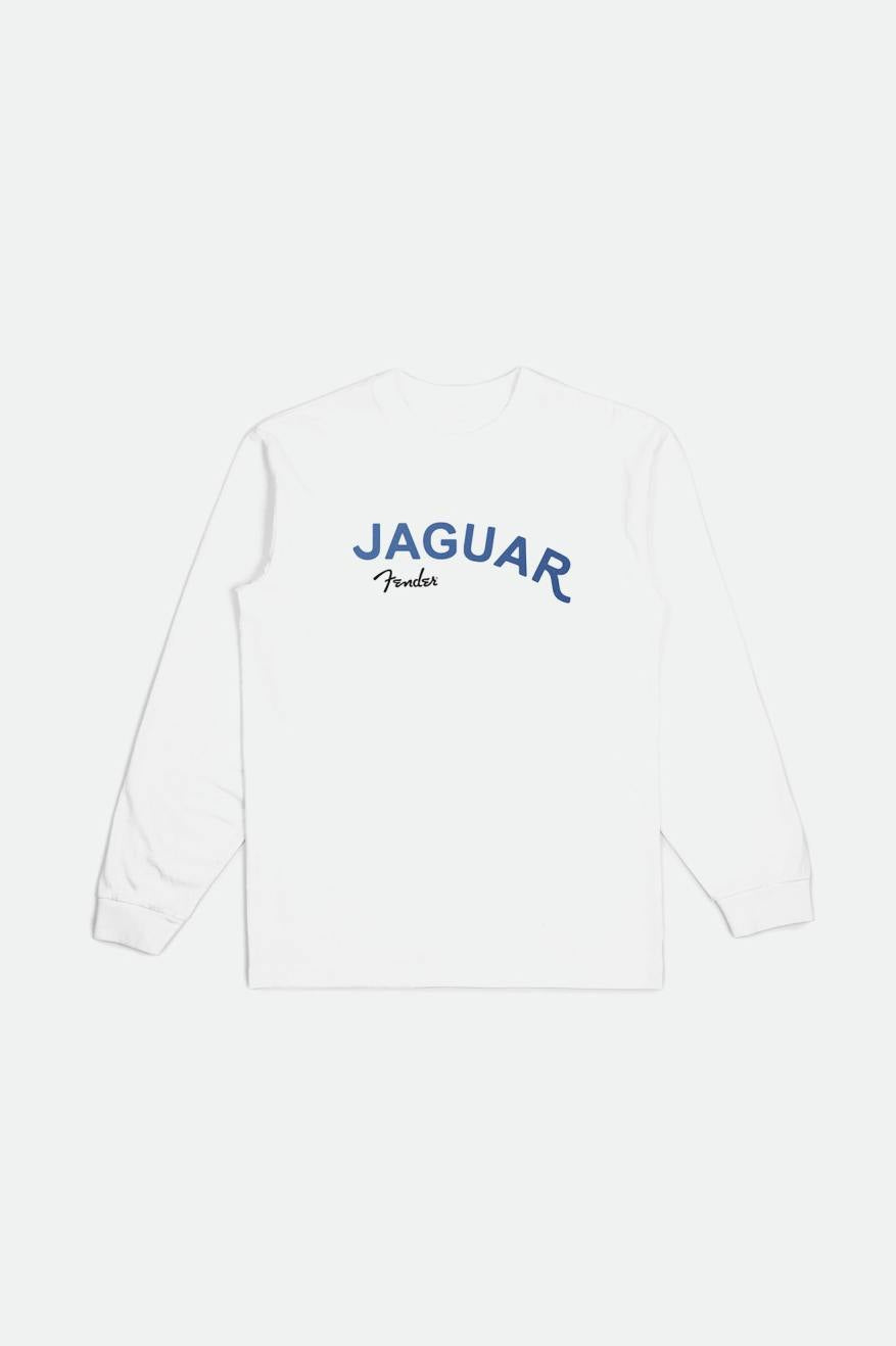 Tops Brixton Fender Jaguar Contour L/S Standard Masculino Branco | OQRVK-3056