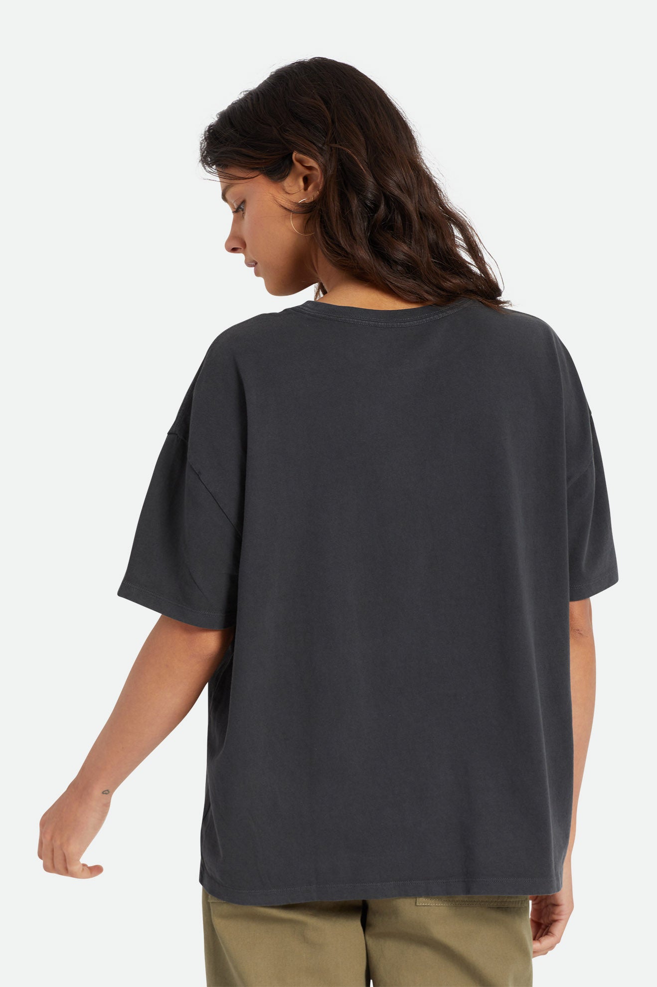 Tops Brixton Oversized Boyfriend Feminino Pretas | TWFUN-4761