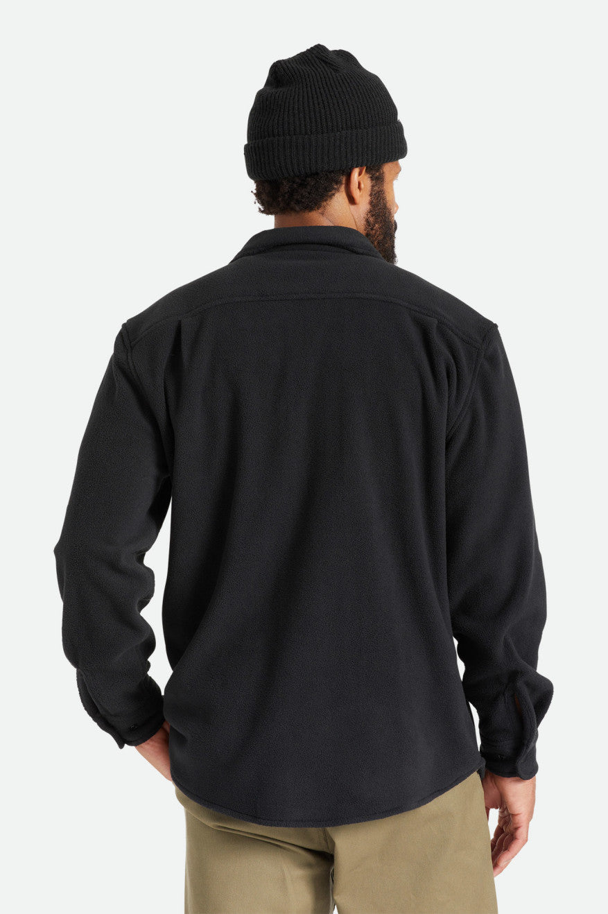 Tops Tecidos Brixton Bowery L/S Arctic Stretch Fleece Masculino Pretas | WOVUY-2084